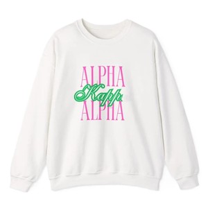 Sudadera de Mujer AKA, Color Rosa Salmón, Cuello Redondo, Manga Larga, Estampado de Letras, 100% Algodón, Tejido de Felpa, Ropa de Invierno - Product Image 4