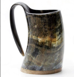 Taza de cuerno de búfalo natural de primera calidad, la mejor taza de cuerno vikinga de primera calidad pulida de la India. - Product Image 5