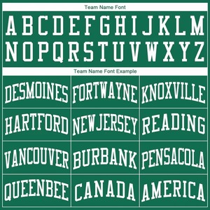 Camiseta de Baloncesto Personalizada sin Mangas con Cuello Redondo, Color Verde Kelly y Blanco, con Nombre y Número del Equipo Bordados, Transpirable - Product Image 3