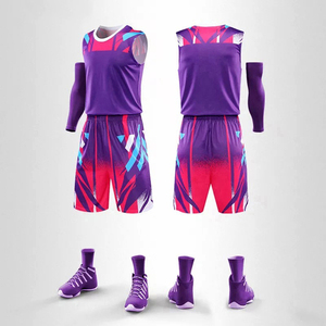 Uniformes de Baloncesto Personalizados al por Mayor para Adultos, 100% Poliéster, Transpirables, de Secado Rápido, Tallas Grandes, Uniformes de Equipo Profesionales - Product Image 3