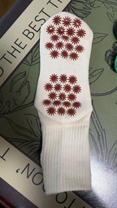 Premium Women <b>Thick</b> Crew Socks Fruit Jacquard Grip Dots Cuff Body Detail Cotton Knitted Breathable Anti-Bacterial - Product Image 4