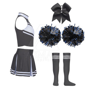 Conjunto de Uniforme de Porristas al por Mayor con Diseño Moderno, Diseño Personalizado, Ropa Deportiva de Dos Piezas para Baile - Product Image 2