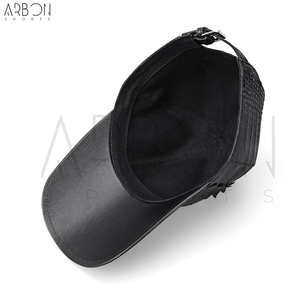 Casquette en cuir personnalisée pour adulte, style streetwear décontracté, hip-hop, entièrement sur mesure, dernier cri, service OEM ODM - Product Image 4