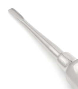 Straight 4mm Luxating Elevator Dental Extraction Instrument Thin Sharp Blade Periodontal Ligament Cutter Surgical Stainless - Product Image 2