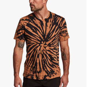 Custom <b>Tie</b> Dye T Shirt Men 200 GSM 100 Percent Cotton Oversized Luxury Streetwear Tee Custom Logo OEM ODM Wholesale - Product Image 2