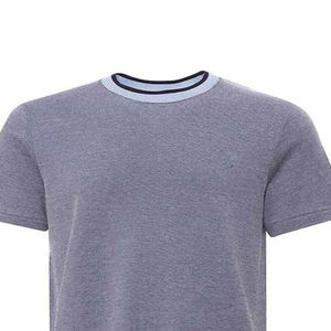 <b>Mens</b> <b>Turtleneck</b> Short Sleeve 100% Cotton Regular Fit Breathable Anti-Wrinkle Eco-Friendly Casual Tee for Work Travel Daily - Product Image 3