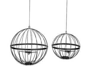 <b>Copper</b> Hanging Sphere <b>Lanterns</b> With Honeycomb Pattern For Home Decoration or Interiors - Product Image 2