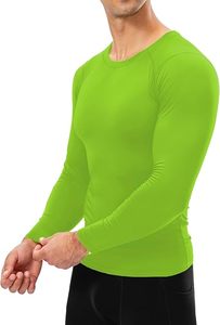 Men's Compression Long Sleeve Performance Shirt Premium Quick Dry Compression Base <b>Layer</b> <b>Top</b> Men's Athletic Compression Training - Product Image 4