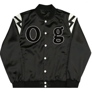 Blousons Bomber d'Hiver Extérieurs Coupe-Vent en Satin de Soie à Col Montant, Nouveaux Designs Personnalisés avec Fermeture Éclair, Qualité Supérieure, pour Hommes et Femmes, Vente en Gros OEM - Product Image 3