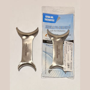 Écarteur de joue dentaire jetable Eluck, ouvre-bouche orthodontique double tête manuel en plastique certifié CE, écarteur de lèvre et de joue - Product Image 1