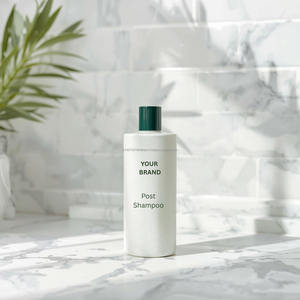 Botella de Plástico Blanca de 500 ml para Champú Posterior al Lavado, con Tapa Azul Oscuro, para Empaque Profesional de Cuidado Capilar y Suministros de Salón, Marca Blanca - Product Image 4