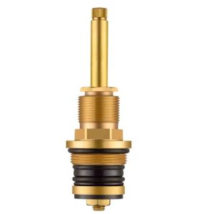 Cartucho de latón macizo tipo Queen con disco cerámico de elevación para grifos de fontanería, mezcladores, grifos de cierre y accesorios de reparación - Product Image 1