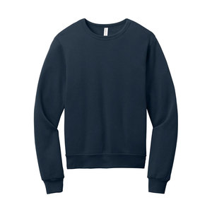 Sweat-shirt unisexe Bella + Canvas en molleton noir 100% coton écologique, col rond classique, manches longues, couleur unie, hiver - Product Image 5