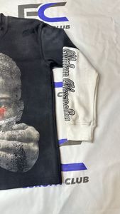Camiseta de Manga Larga para Hombre, 100% Algodón, Impresión DTF, Estilo Urbano, Doble Capa, Venta al Por Mayor - Product Image 4