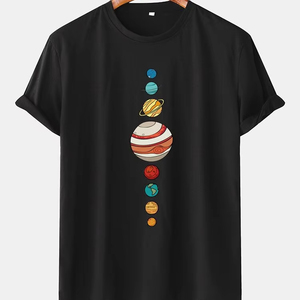 Camiseta de Diseño Moderno, Alta Calidad, Poliéster/Algodón, Corte Regular, Logotipo Frontal, Ecológica, Unisex, Marca de Lujo - Product Image 1