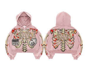 Sudadera con capucha y cremallera personalizada, 450 g/m², al por mayor, para hombre, de algodón 100 % de alto gramaje, ecológica, ropa de diseñador - Product Image 1