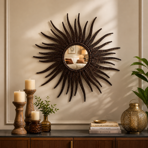 Handcrafted Aluminum Turtle Design <b>Mirror</b> Frame With Antique Finish Coastal Wall Decor For Home With Durable Artistic - Product Image 4