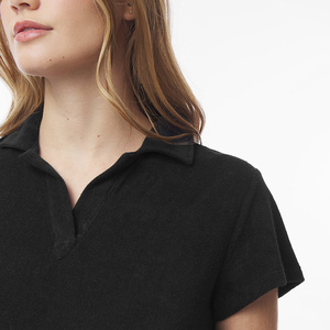 Polo de Mujer, Corte Ajustado, Liso, Cuello Camisero, Estilo Golf, Transpirable, Manga Corta - Product Image 6