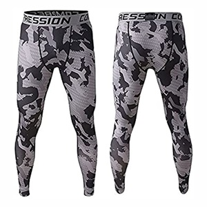 Breathable Men's Workout <b>Tights</b> with Custom Logo for Sports Training and Fitness Enthusiasts - Product Image 5