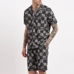Factory Direct Supply Newest Style <b>Men</b> Printed T-<b>Shirt</b> & Shorts Set Fashionable Product Street Wear <b>Beach</b> T-<b>Shirt</b> & Shorts Set - Product Image 2