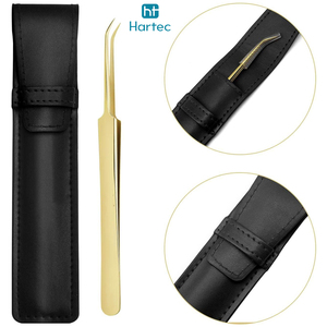 Thickened Stainless Steel Grafted Tweezers, Pointed Tip Plucking Eyebrows, And Eyelashes Extension High-Precision Tweezers Set - Product Image 6