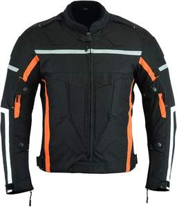 Veste de moto en Cordura imperméable et coupe-vent, taille plus, personnalisable, pour le sport - Product Image 3