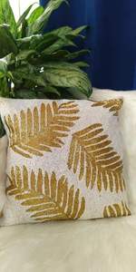 Wholesale Beaded <b>Pumpkin</b> Pattern Luxury Cotton <b>Pillow</b> Cases & Handmade Cushion Covers with Embroidery Customizable Home Decor - Product Image 6