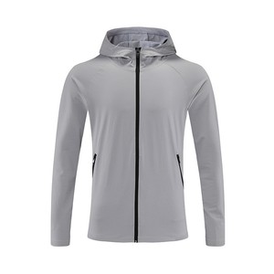China Bangladesh Factory Price OEM Customized Logo Mens Quick Dry Stand Collar Running Fitness Casual Sports Stand Collar <b>Jacket</b> - Product Image 4