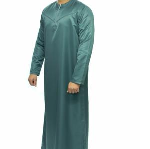 Nuevo Thobe Suave de Alta Calidad para Hombre, Manga Larga, Ropa Tradicional Musulmana con Vestido Árabe Saudí, Thobes Jubba Thobe - Product Image 5