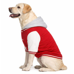 Ropa para Mascotas de Estilo Clásico con Marca Personalizada, Chaquetas Varsity y Abrigos, Proveedor y Fabricante en Línea, Abrigo con Botones - Product Image 3