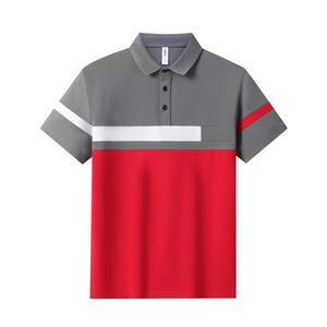 Camiseta polo de alta calidad con estampado antiencogimiento para hombre - Product Image 4