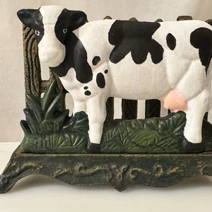 Porta Servilletas de Hierro Fundido Estilo Vintage, Porta Cartas Rústico para Cocina, Decoración Campestre, Coleccionable - Product Image 1