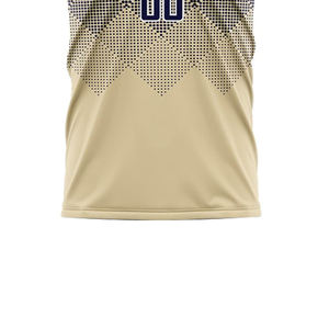 Maillot de football personnalisé sublimé à col en V et manches courtes, anti-humidité, 100 % polyester, couleur dégradée, coupe classique pour homme - Product Image 3