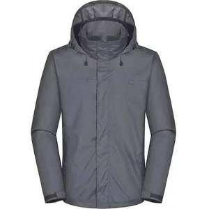 <b>Manufacture</b> Sample Custom Waterproof Rain Windcheater Track Jacket High Quality Full Zip Softshell Track Windbreaker Jacket Men - Product Image 4