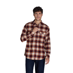 Camisa de Manga Larga para Hombre con Botones, Diseño Clásico a Cuadros y Bolsillos en el Pecho para Uso Diario Informal, Servicio OEM - Product Image 2