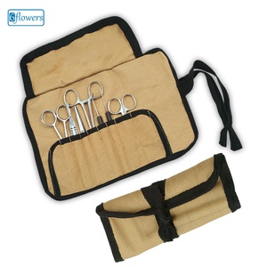 Kit de manucure portable 6 fleurs 5 en 1 en acier inoxydable avec sac, style classique pour adulte - Product Image 3