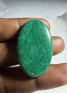 Jade natural verde Paradise Cabochon, colgante de cristal suelto de diseño, gema para la fabricación de joyería curativa - Product Image 3