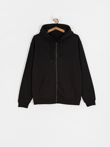 Men's <b>Black</b> Hooded <b>Zip</b>-<b>Up</b> Sweatshirt Regular Fit Casual Solid Color Long Sleeve Cotton <b>Hoodie</b> Autumn Wear - Product Image 5