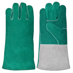 Gants de soudage en cuir industriels à manches longues, gants de soudage en cuir rouges, fonction anti-chaleur, gants de sécurité industriels en cuir pour le soudage - Product Image 6