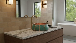 Lavabo de cobre de calibre grueso para pedidos al por mayor, lavabo de cobre duradero, lavabo de cobre de larga duración, lavabo de cobre resistente a la corrosión - Product Image 3