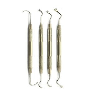 Ensemble d'instruments dentaires en acier inoxydable de haute qualité : Élévateurs de sinus, Curettes, Instruments pour implants dentaires - Product Image 2
