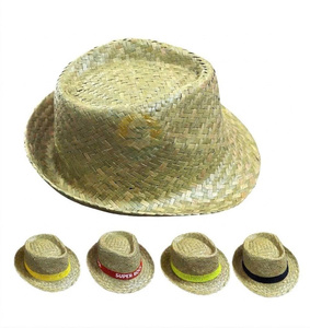 Wholesale Eco-Friendly Floppy <b>Straw</b> <b>Hats</b> Custom Logo Lightweight Summer Beach Natural Grass High Quality Cheap Price - Product Image 1