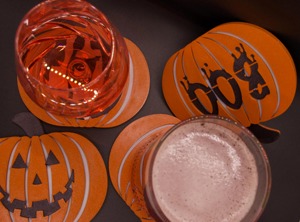 Pumpkin Shape <b>Drink</b> <b>Coaster</b> Ideal For Table Protection Daily Use Home Decor Stylish Kitchen And Dining Accessory From India - Product Image 6