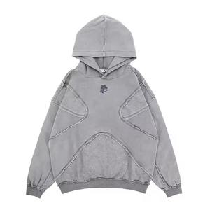 Nueva Sudadera con Capucha Unisex Vintage, Bordado 3D, Algodón Terry, Cómoda y Cálida, Estilo Bata, Sudadera de Invierno a la Moda para Hombre - Product Image 1