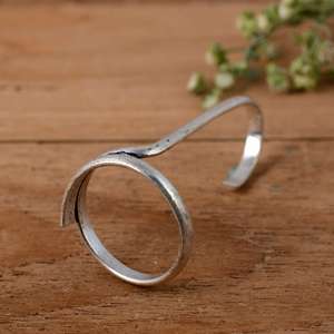 Bulk SHYAM JEWELRS Handmade 925 Sterling <b>Silver</b> Luxury Nail <b>Ring</b>-<b>Adjustable</b> Unisex Fingertip Armor - Product Image 1