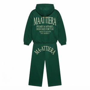 Conjunto Deportivo Personalizado para Mujer, Sudadera Holgada y Pantalones Anchos con Estampado Gráfico, Ropa Casual Urbana OEM - Product Image 3