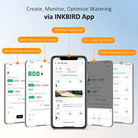 Inkbird IIC-400-WIFI Sistema de Riego para Jardín de 4 Zonas, Controlador de Riego