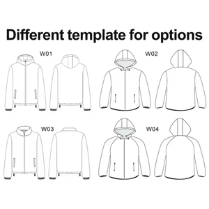 Veste coupe-vent à capuche pour homme, color-block, imperméable, en polyester, fermeture éclair, style sportif, pour l'hiver, coupe classique - Product Image 6