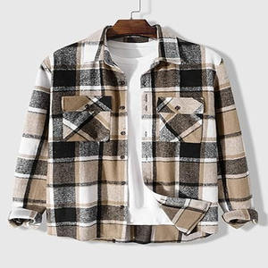 Chemise en flanelle de qualité supérieure 2026, design personnalisé, chemises en flanelle rayées pour hommes, séchage rapide, respirante, écologique, service OEM - Product Image 2