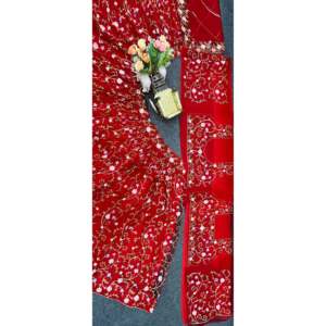 Ropa y Accesorios Musulmanes Tradicionales de Moda, Lehenga Choli y Dupatta con Bordado de Lentejuelas - Product Image 5